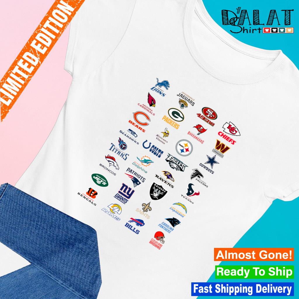 All NFL teams logo shirt - Dalatshirt