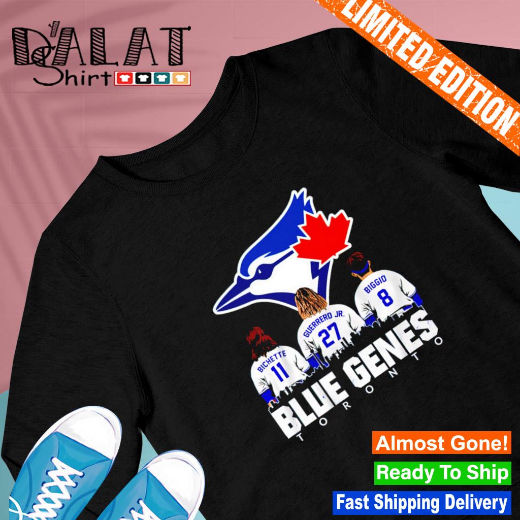 Guerrero, Biggio, Bichette Shirt - Toronto Blue Genes - BreakingT