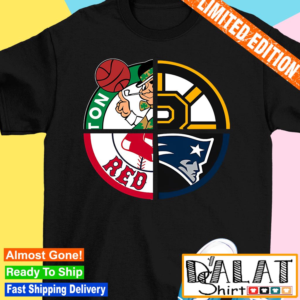 Boston Red Sox Boston Bruins Boston Celtics New England Patriots Boston  City of Champions 2023 logo and mascot shirt, hoodie, sweater, long sleeve  and tank top