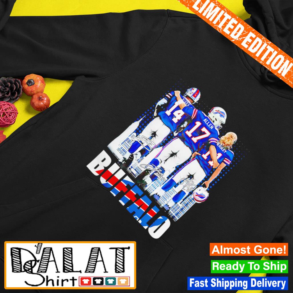 Buffalo Bills Champion Diggs Allen Beasley signatures shirt - Design tees  1st - Shop funny t-shirt