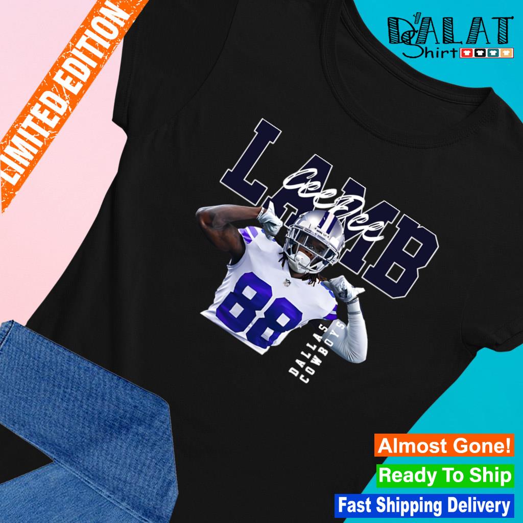 CeeDee Lamb Shirt, Dallas Football Men's Cotton T-Shirt
