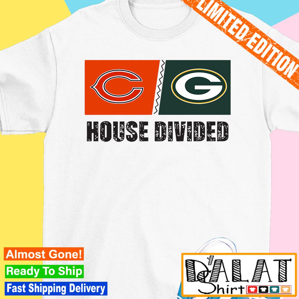 Chicago Bears Vs Green Bay Packers House Divided Shirt - Dalatshirt