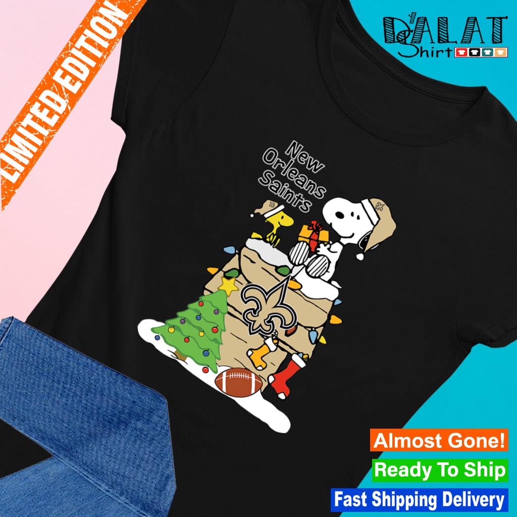 New Orleans Saints Christmas Snoopy and Woodstock 2023 T-shirt, hoodie,  sweater, long sleeve and tank top