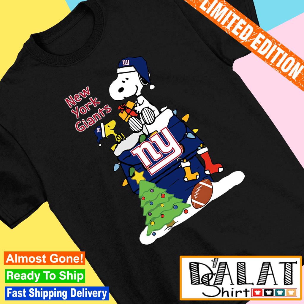 Snoopy New York Giants Christmas shirt, hoodie, sweater, long sleeve and  tank top