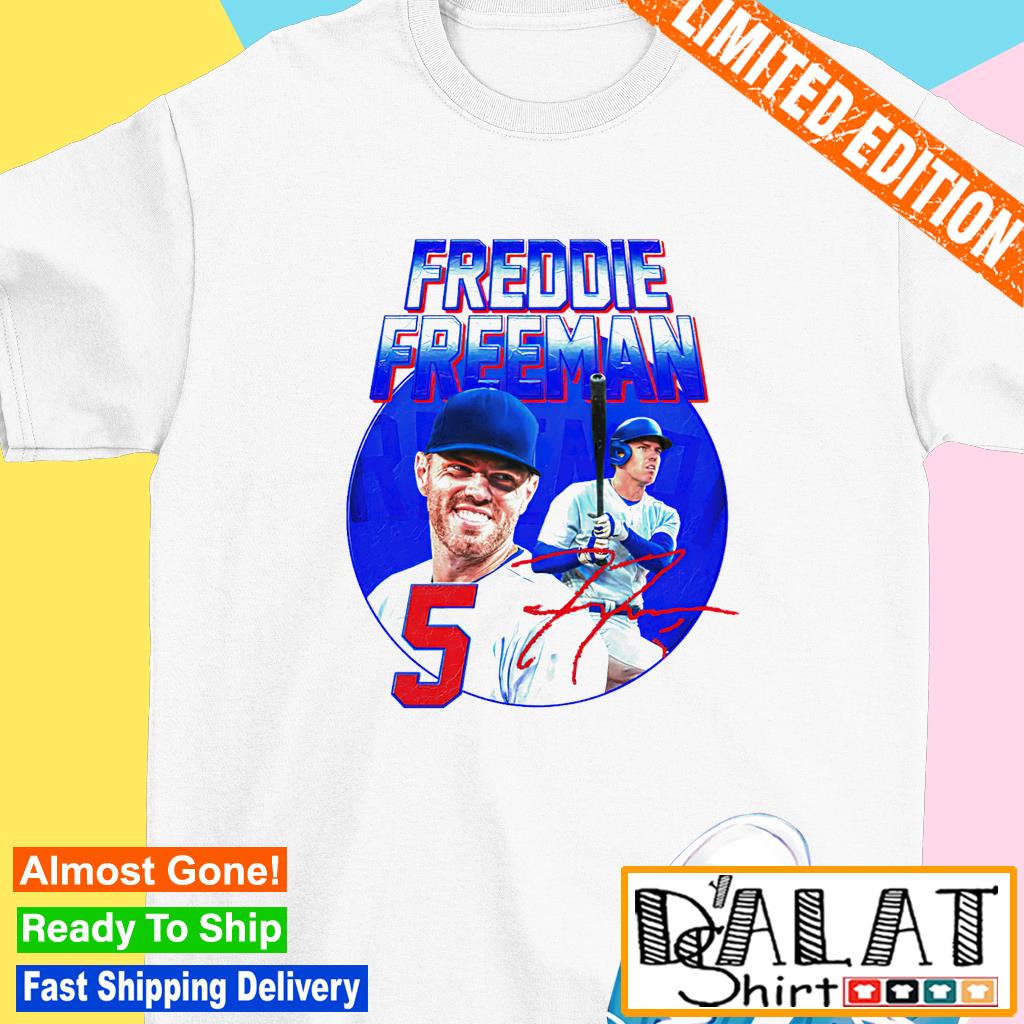 Freddie Freeman Shirt, Los Angeles Baseball Men's Cotton T-Shirt