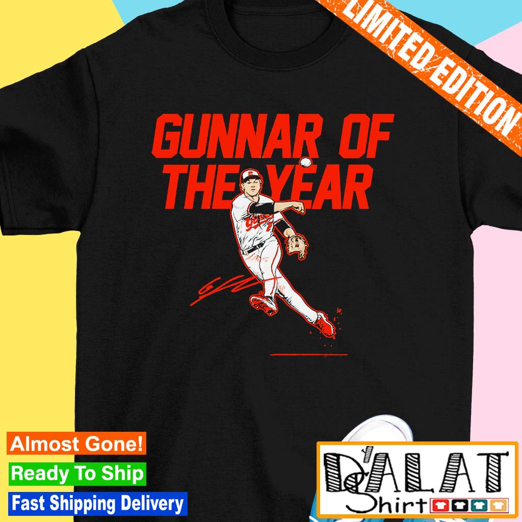 Gunnar Henderson Baltimore Orioles Gunnar of the year signature 2023 shirt,  hoodie, sweater, long sleeve and tank top