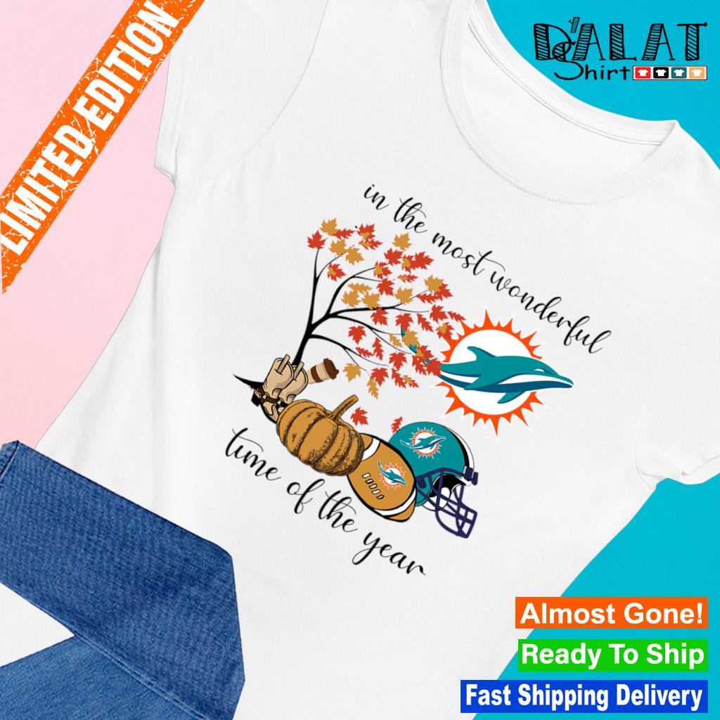 In The Most Wonderful Time Of The Year Miami Dolphins Shirt - Shibtee  Clothing