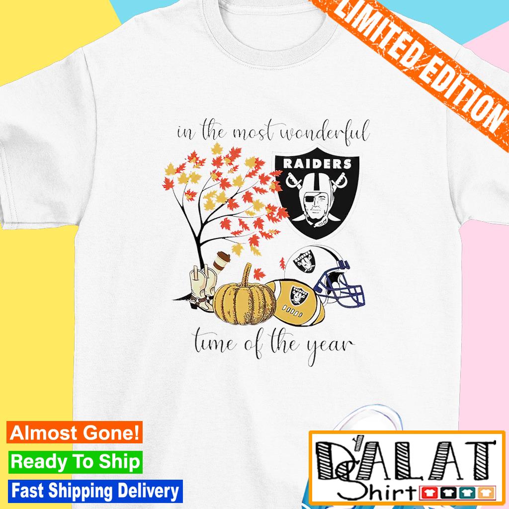 In the most wonderful time of the year Raiders thanksgiving shirt -  Dalatshirt