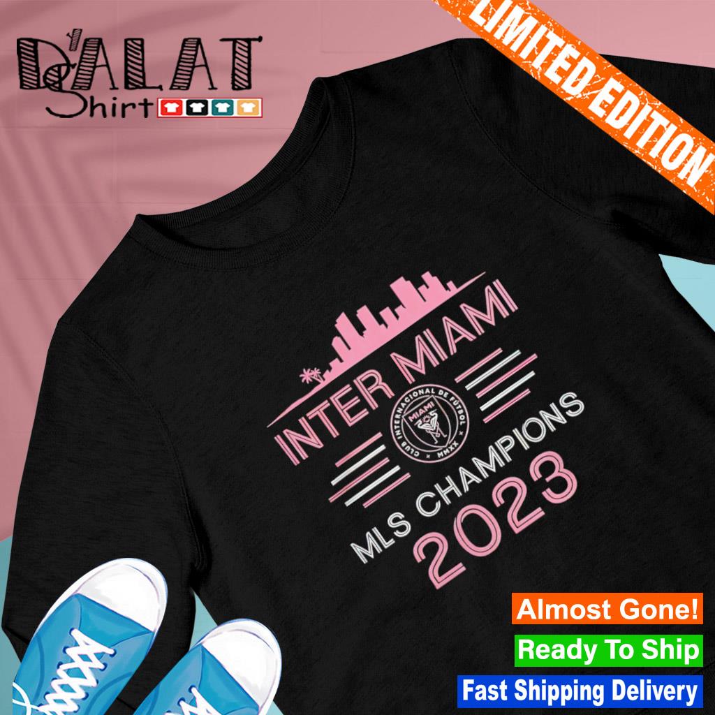 Official Inter miamI mls leagues cup champions 2023 T-shirt