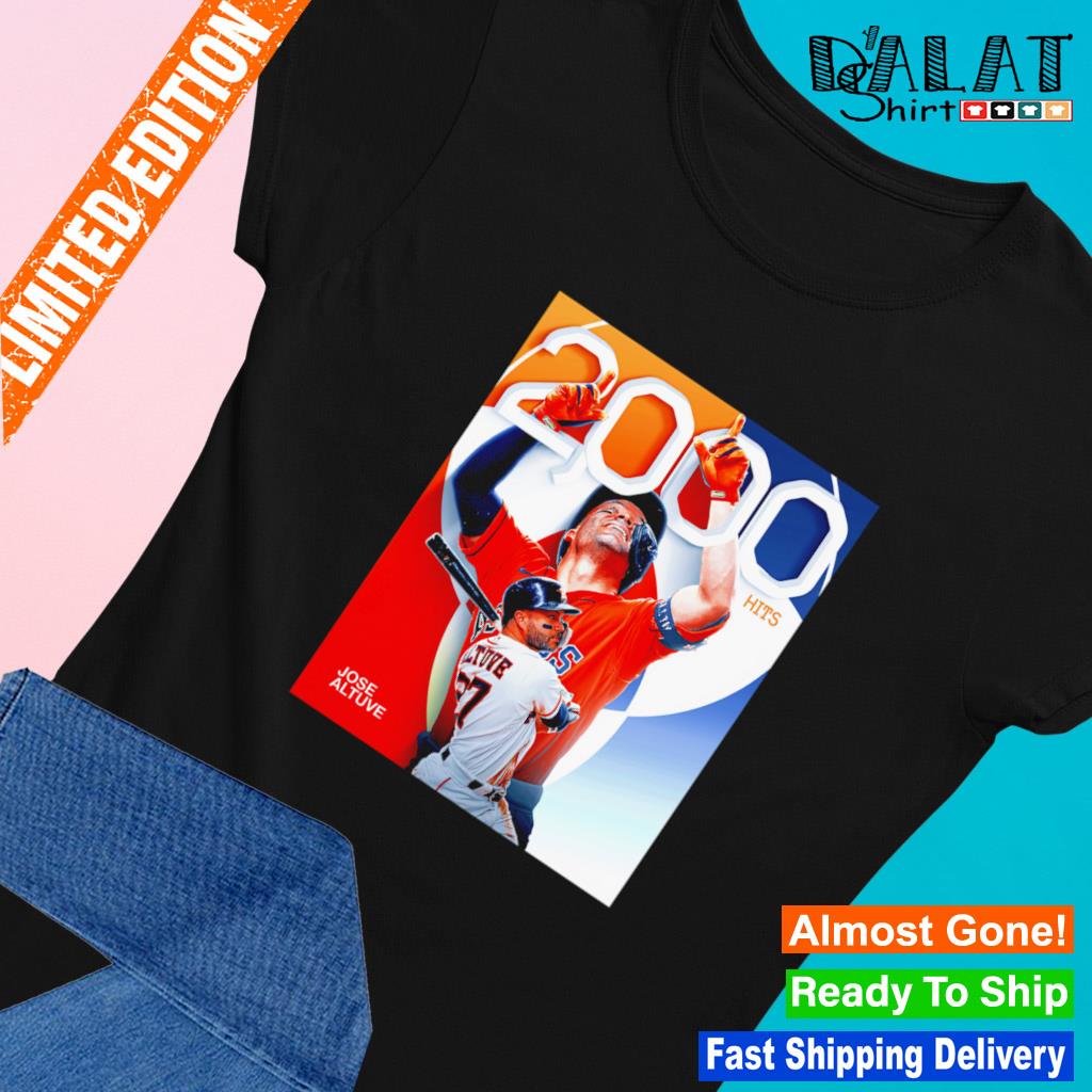 Official jose altuve 2000 hits houston T-shirt, hoodie, sweater, long  sleeve and tank top