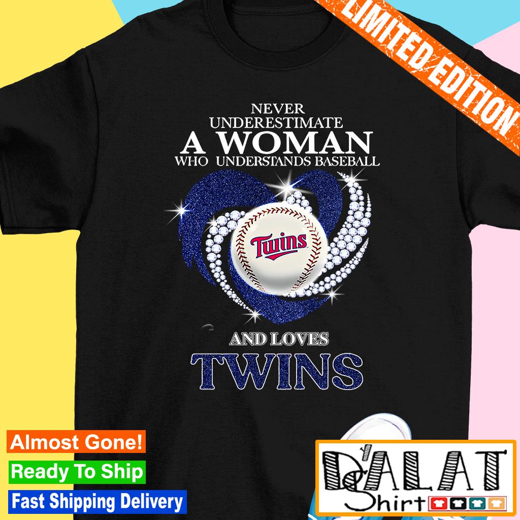 Never Underestimate a Woman who understands Baseball and loves Twins 2023  shirt, hoodie, longsleeve, sweatshirt, v-neck tee