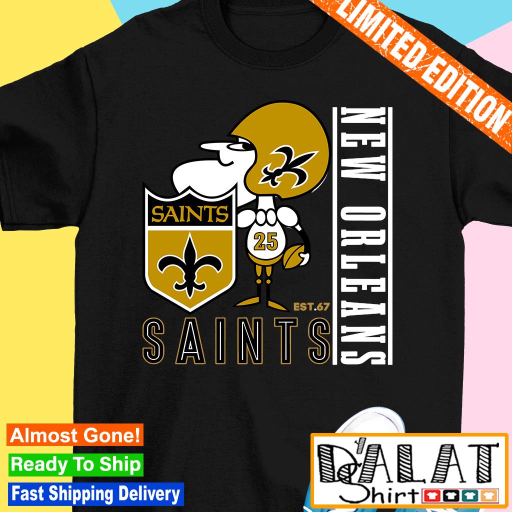 New Orleans Saints mascot logo retro shirt - Dalatshirt