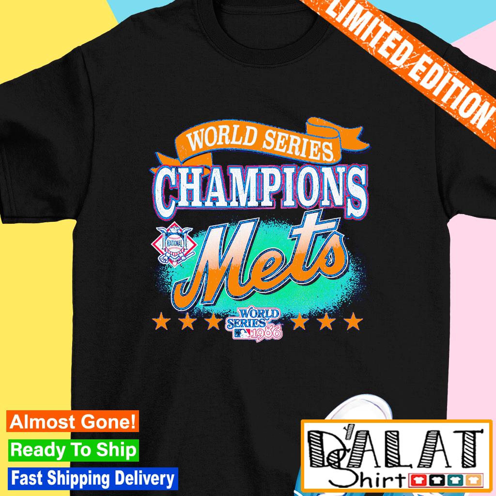 Vintage New York Mets 1986 World Champs Shirt Size Medium