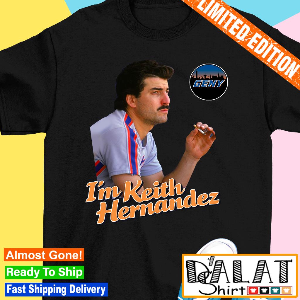  Keith Hernandez Shirt (Cotton, Small, Black) - Keith