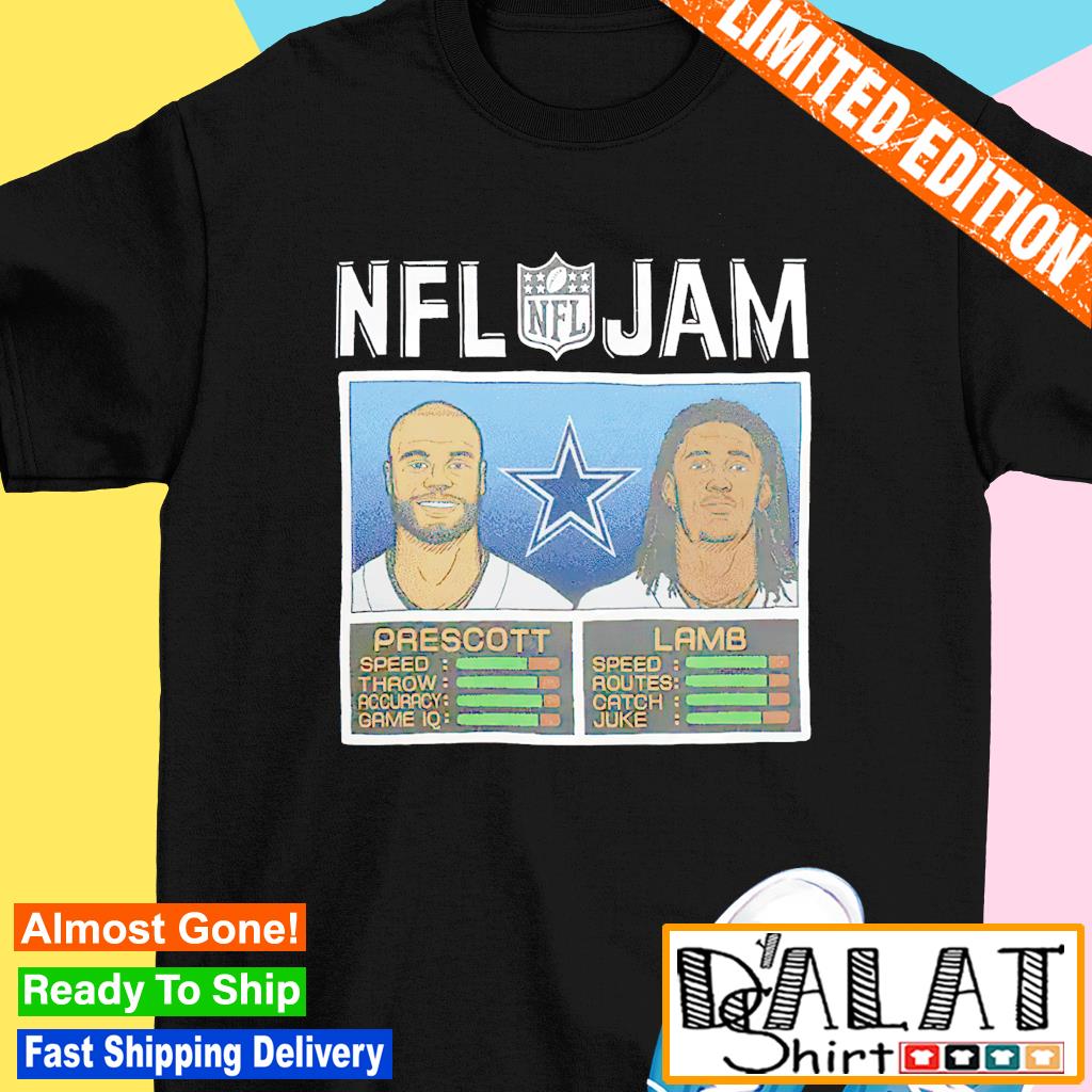 NFL Jam Cowboys Prescot And Lamb Tank Top 