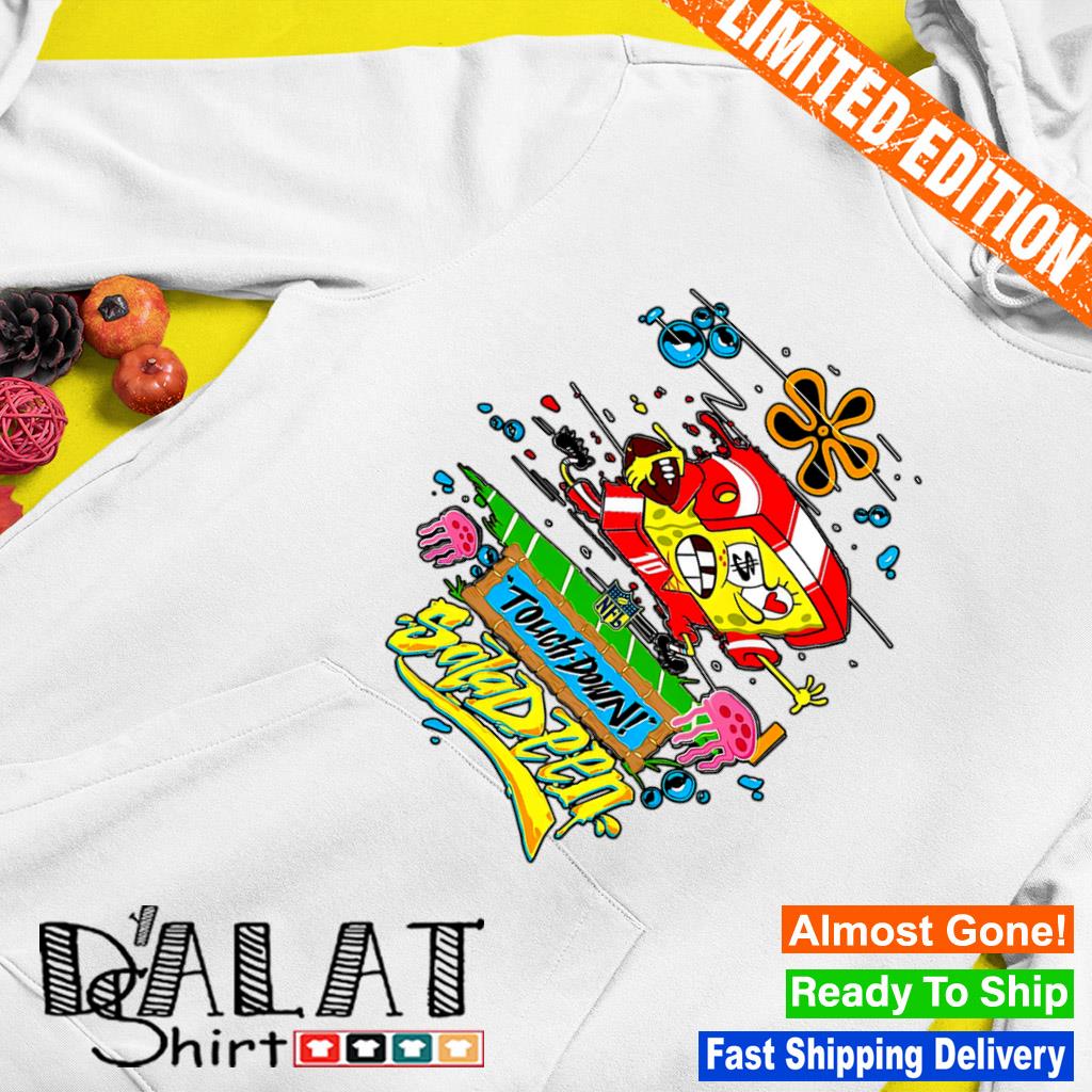 NFL Junk Food SpongeBob x King Saladeen Touchdown Saladeen shirt -  Dalatshirt