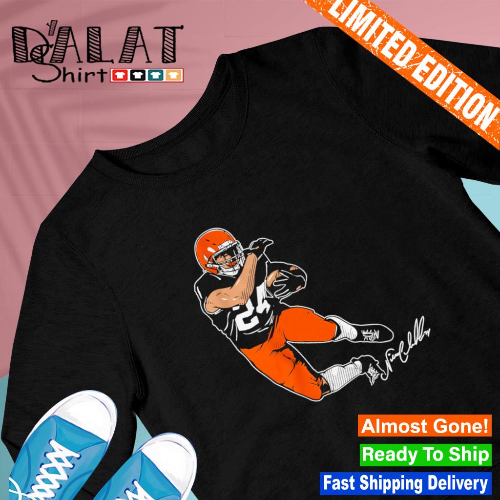 Cleveland Browns football 24 Nick Chubb player pose Us gift shirt, hoodie,  sweater, long sleeve and tank top