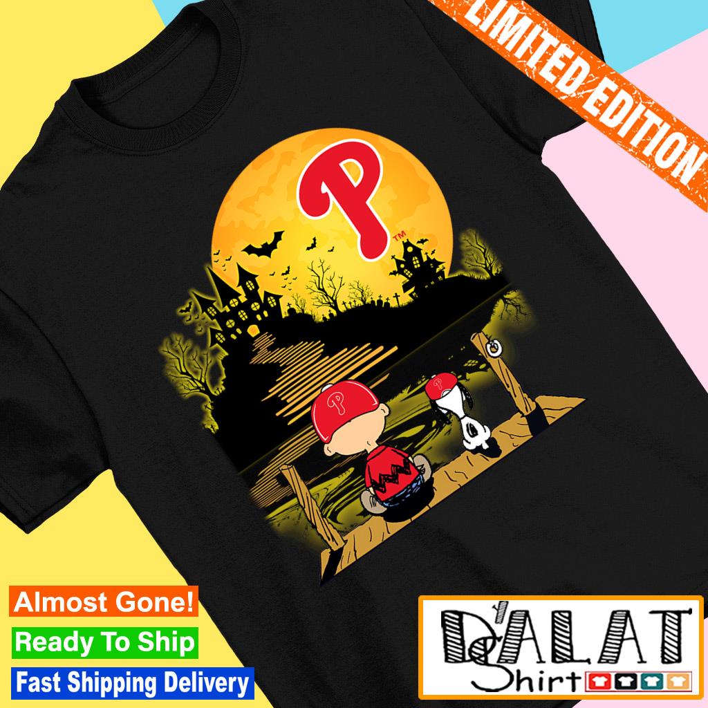 Snoopy just a woman who love fall and Philadelphia Phillies shirt -  Dalatshirt