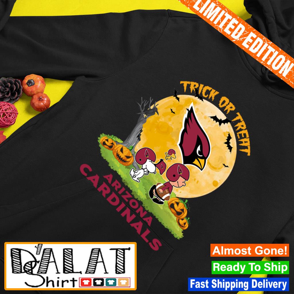 Snoopy Trick Or Treat Halloween Arizona Cardinals 2023 T-shirt, hoodie,  sweater, long sleeve and tank top
