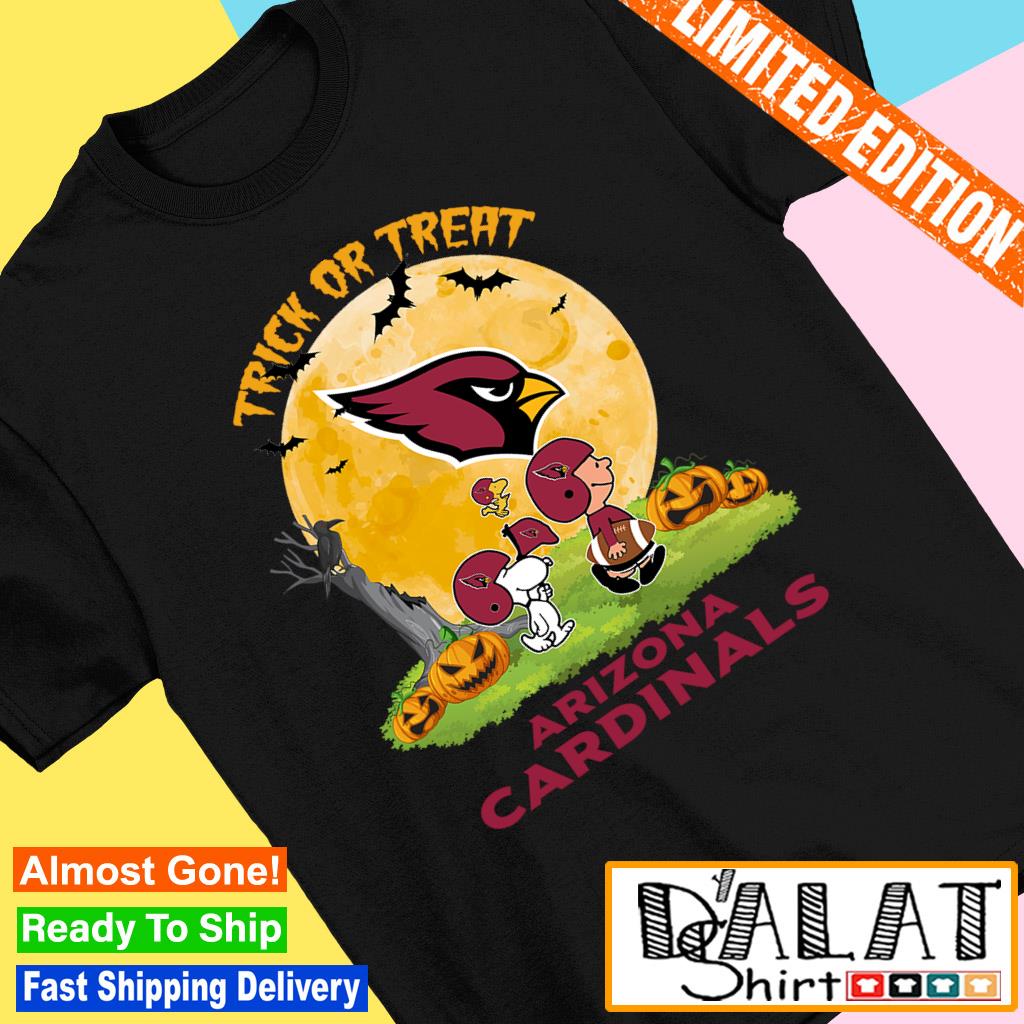 Snoopy Trick Or Treat Halloween Arizona Cardinals Shirt, hoodie, sweater,  long sleeve and tank top