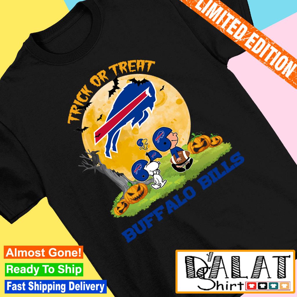 Snoopy Trick Or Treat Halloween Buffalo Bills shirt - Dalatshirt