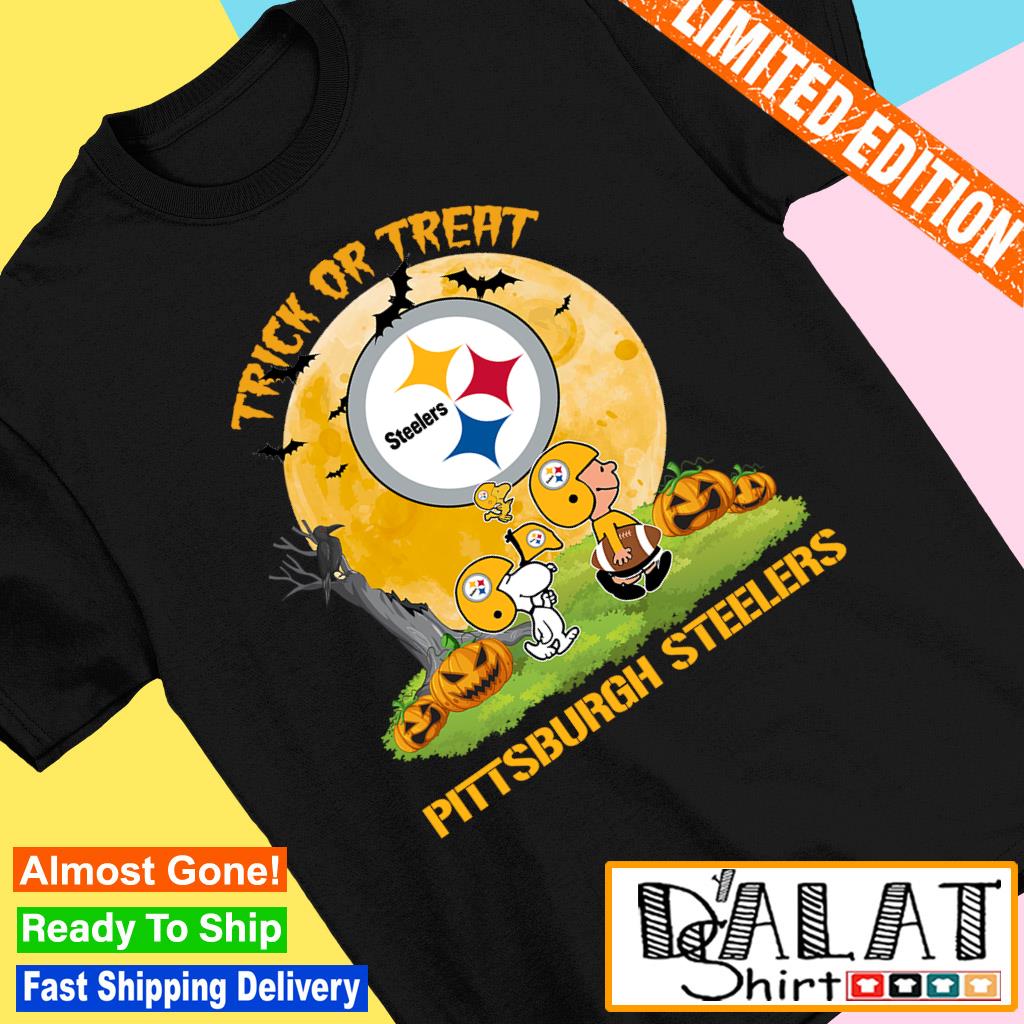 Snoopy Trick Or Treat Halloween Pittsburgh Steelers shirt - Dalatshirt