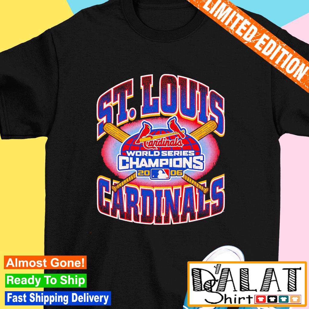 ST. LOUIS CARDINALS 2006 WORLD SERIES CHAMPION Official T-SHIRT (XL) |  SidelineSwap