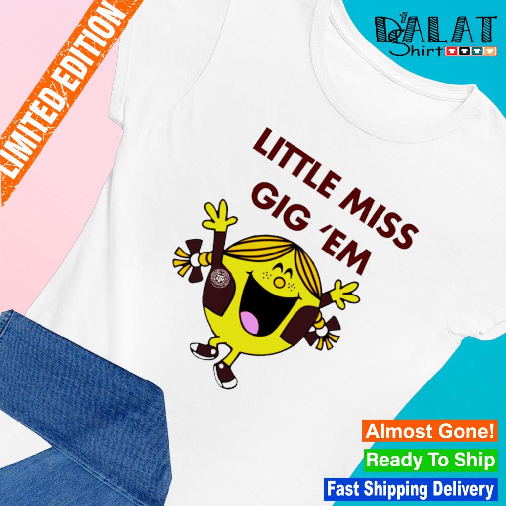 Little Miss Gig ' Em Aggies PNG - Aggies Sublimation - Digital