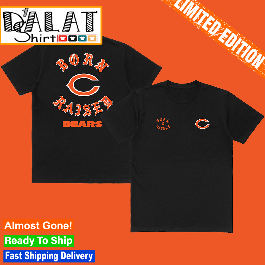 Unisex Born x Raised Orange Chicago Bears Pullover Hoodie