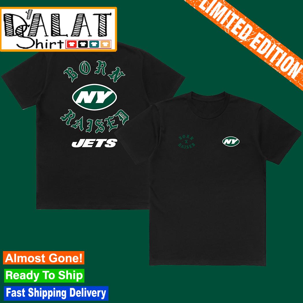 New York Jets Born x Raised Unisex Pullover Hoodie - Green