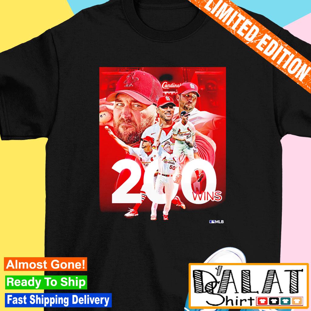 St. Louis Cardinals Adam Wainwright 200 Wins Shirt - Peanutstee