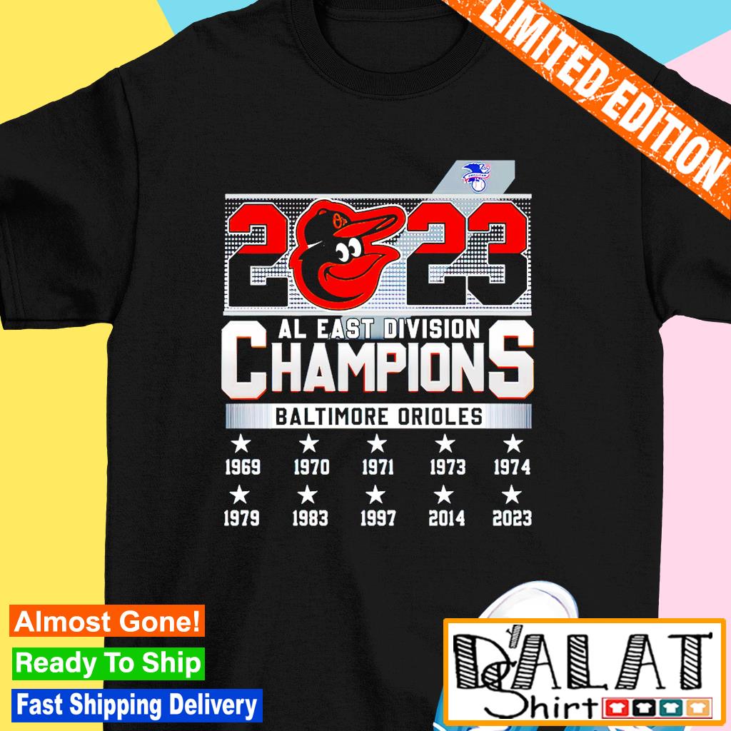 Al east division champions Baltimore Orioles 2023 shirt - Dalatshirt