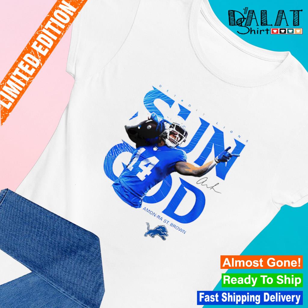 Amon Ra St Brown Sun God Detroit Lions shirt - Dalatshirt