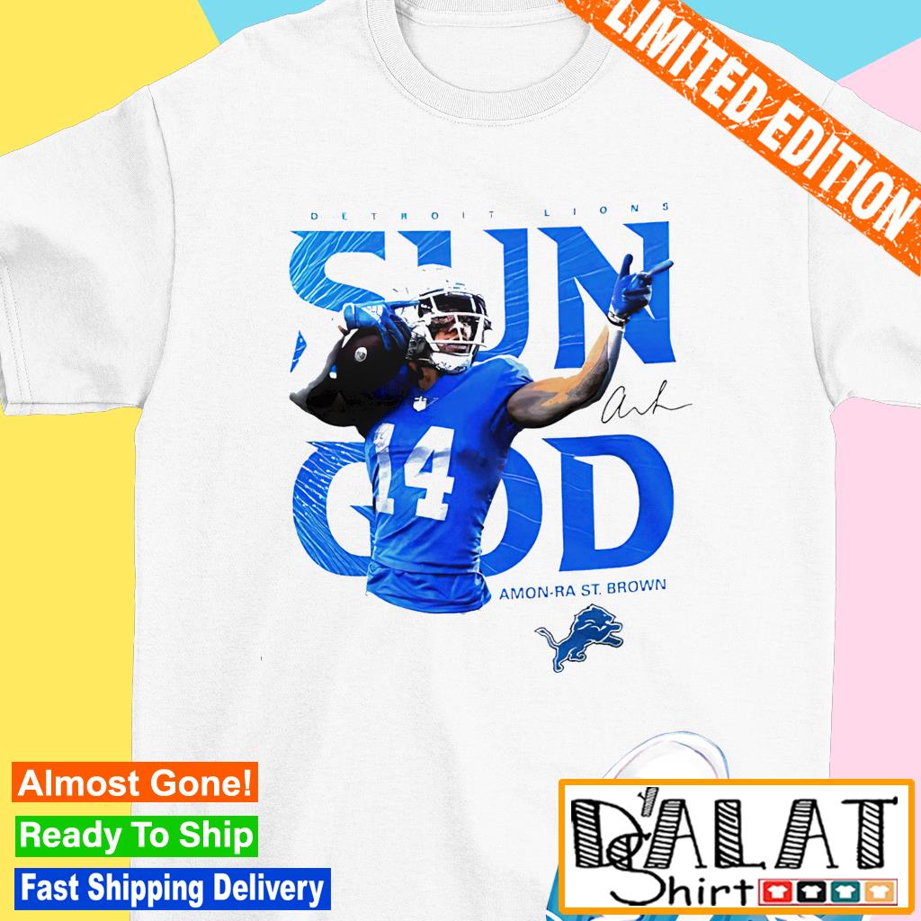 Amon Ra St Brown Sun God Detroit Lions shirt - Dalatshirt