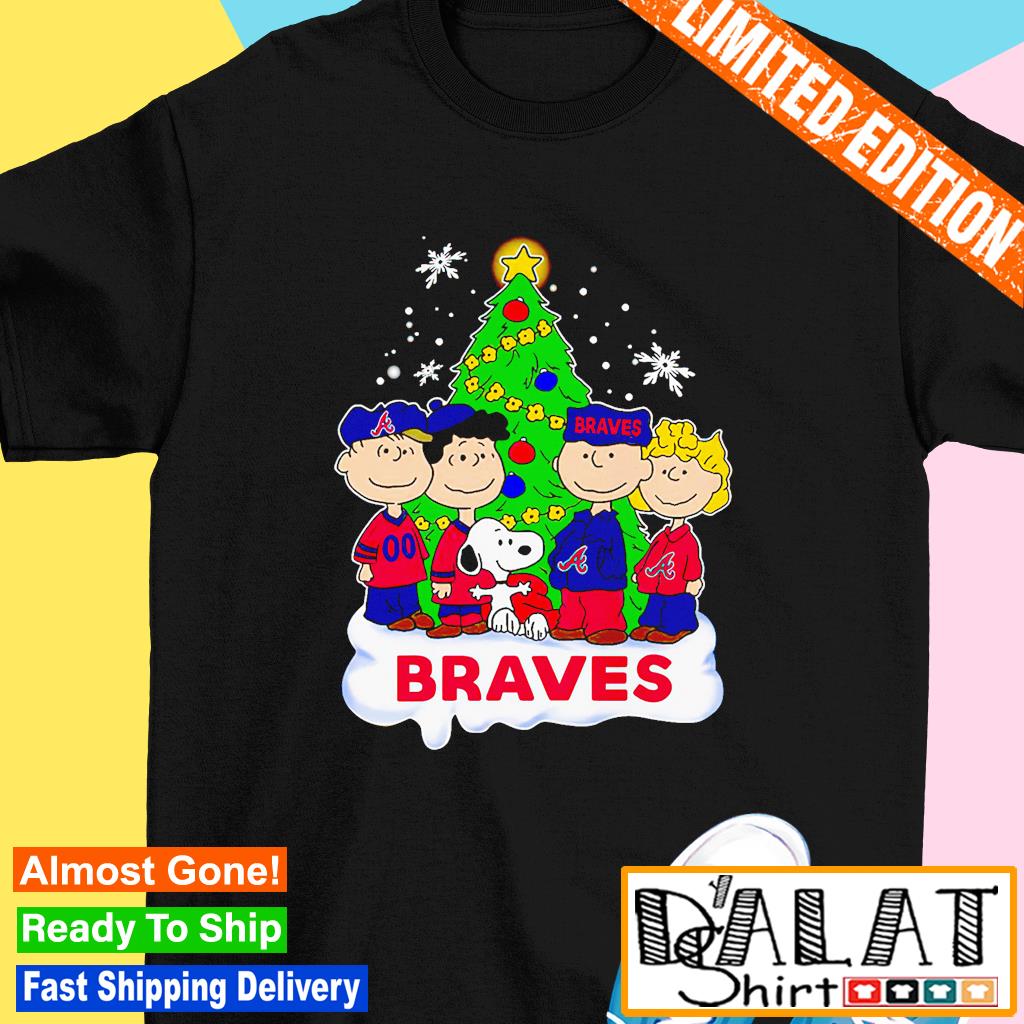 Atlanta Braves Snoopy Peanuts Christmas Shirt Hoodie Sweater in 2023