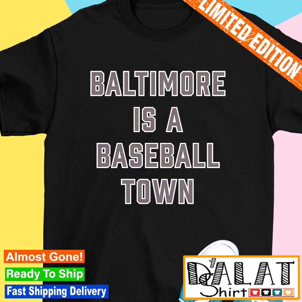 Baltimore Orioles Hometown Baltimore Pennant T-shirt - Shibtee Clothing