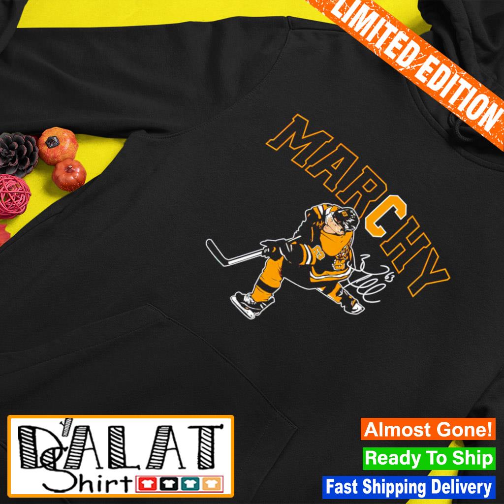 Brad Marchand Captain Marchy Boston hockey signature shirt, hoodie, sweater,  long sleeve and tank top