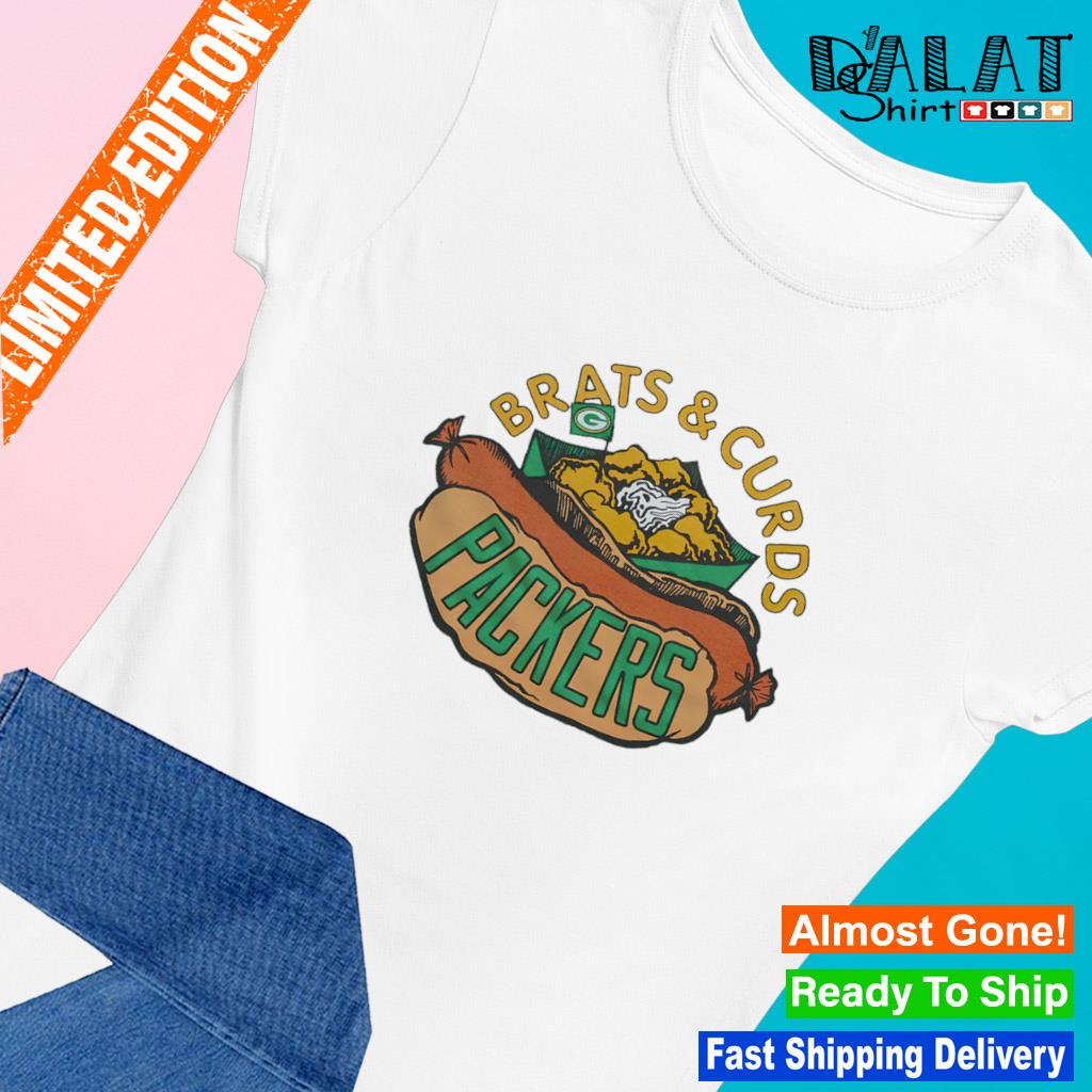 Brats and curds Green Bay Packers Funny T-shirt - Dalatshirt