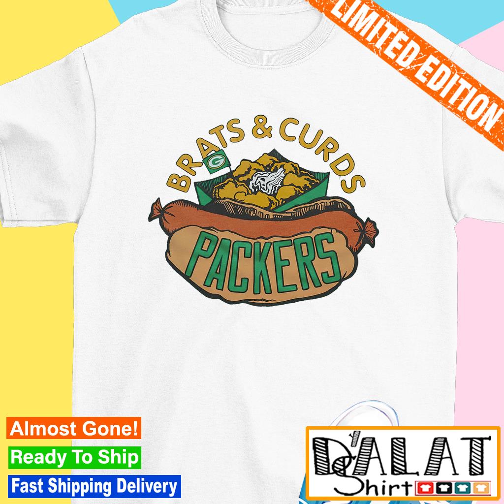 Brats and curds Green Bay Packers Funny T-shirt - Dalatshirt