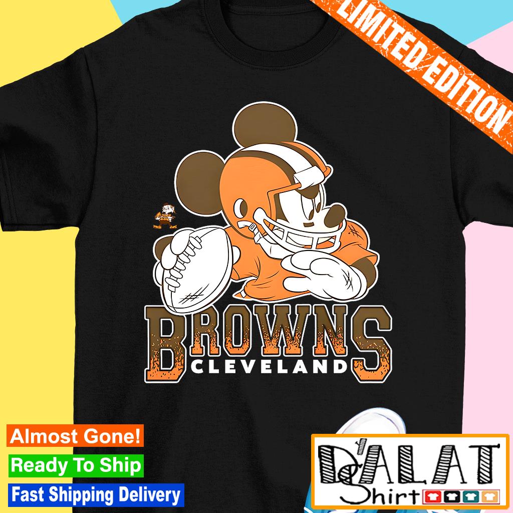 Cleveland Browns Junk Food Disney Mickey Shirt - Dalatshirt