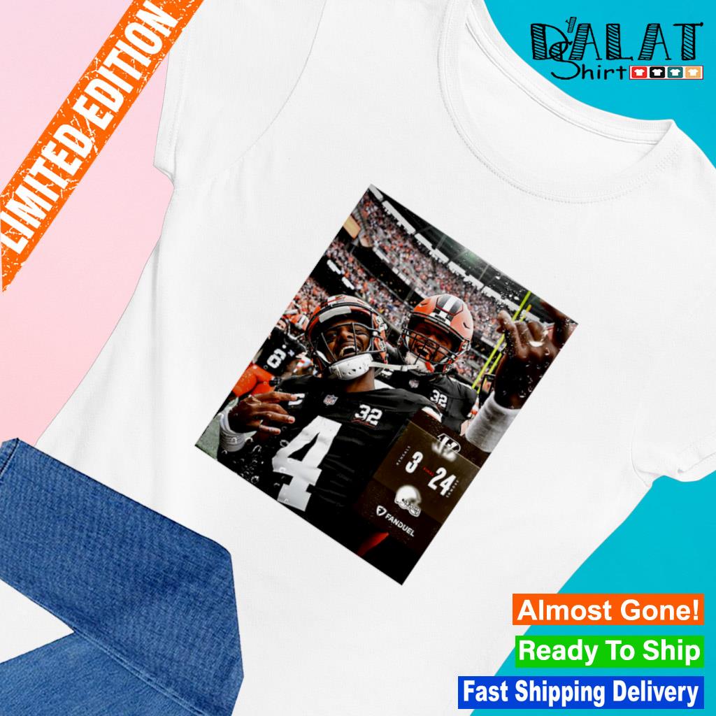 Official Cleveland browns final bengals 3 browns 24 T-shirt, hoodie, tank  top, sweater and long sleeve t-shirt