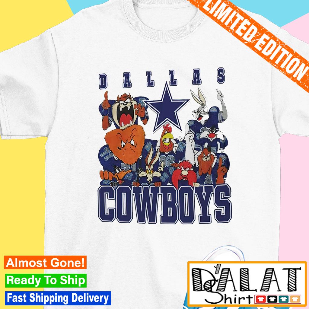 Dallas Cowboys Looney tunes characters T-shirt - Dalatshirt