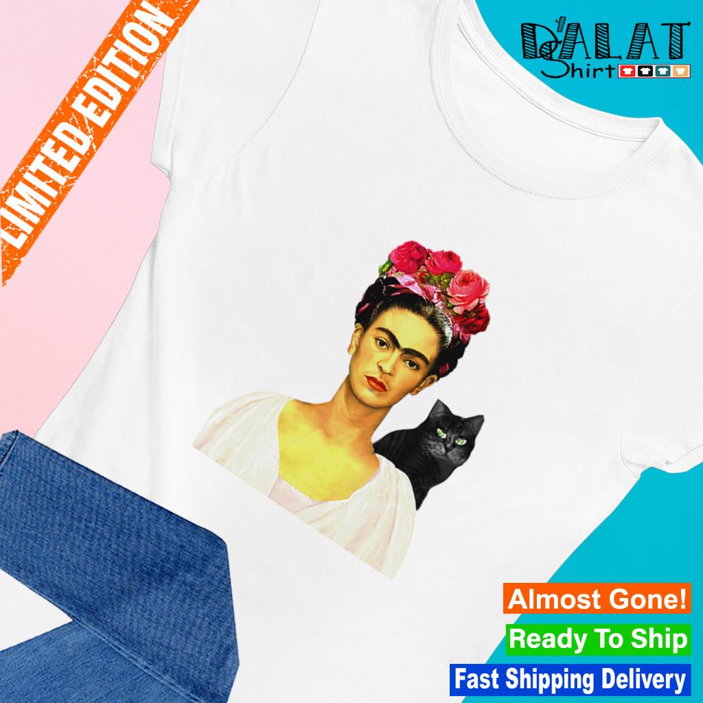 frida kahlo cat shirt