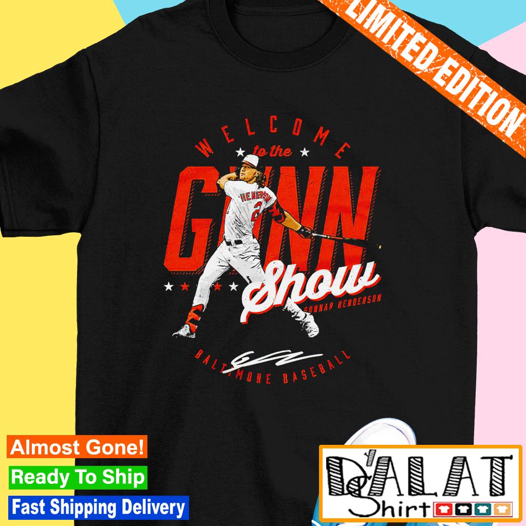 Baltimore orioles gunnar henderson welcome to the gunn show shirt