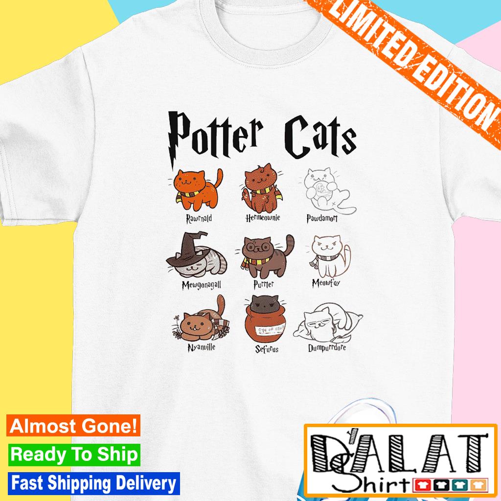 Harry potter shop cat t shirt