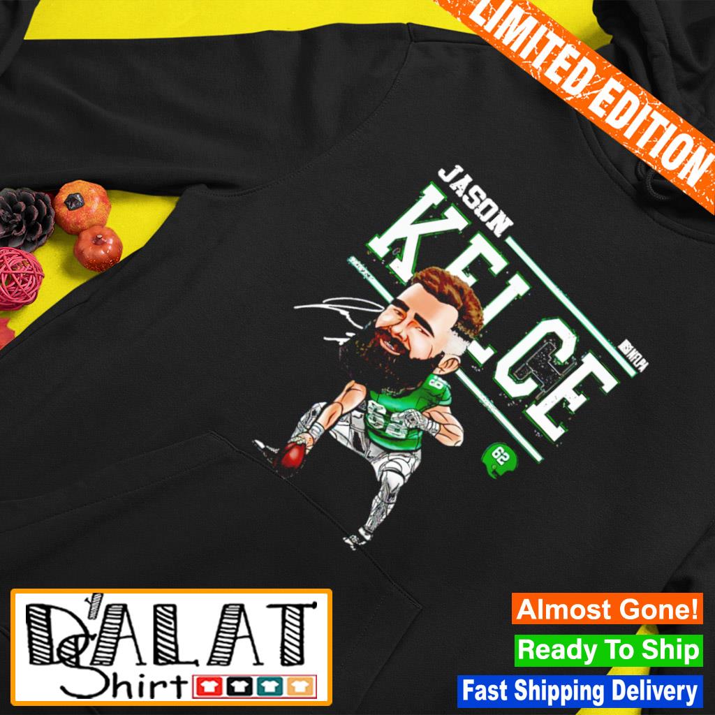 Jason Kelce Philadelphia Cartoon Nfl Shirt, hoodie, longsleeve, sweatshirt,  v-neck tee