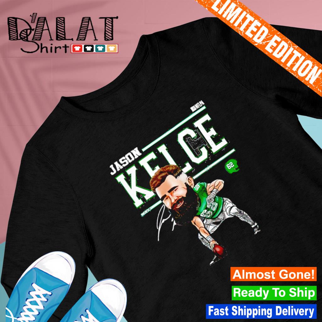 Jason Kelce Philadelphia Cartoon Nfl T-shirt Hoodie - Shibtee Clothing