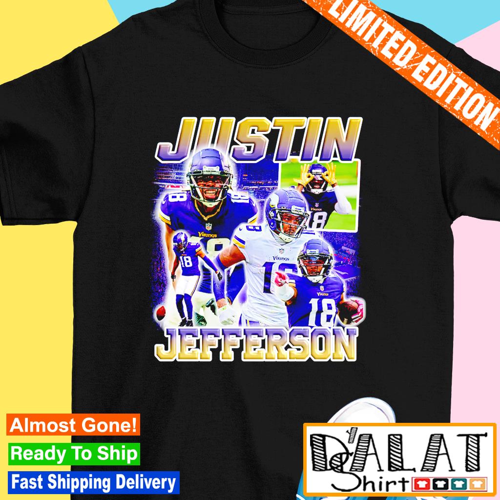 Justin Jefferson Vintage Shirt, Justin Jefferson Shirt, Justin