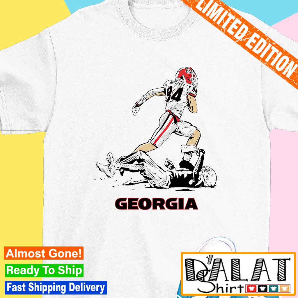 Official Georgia Football ladd mcconkey superstar pose T-shirt