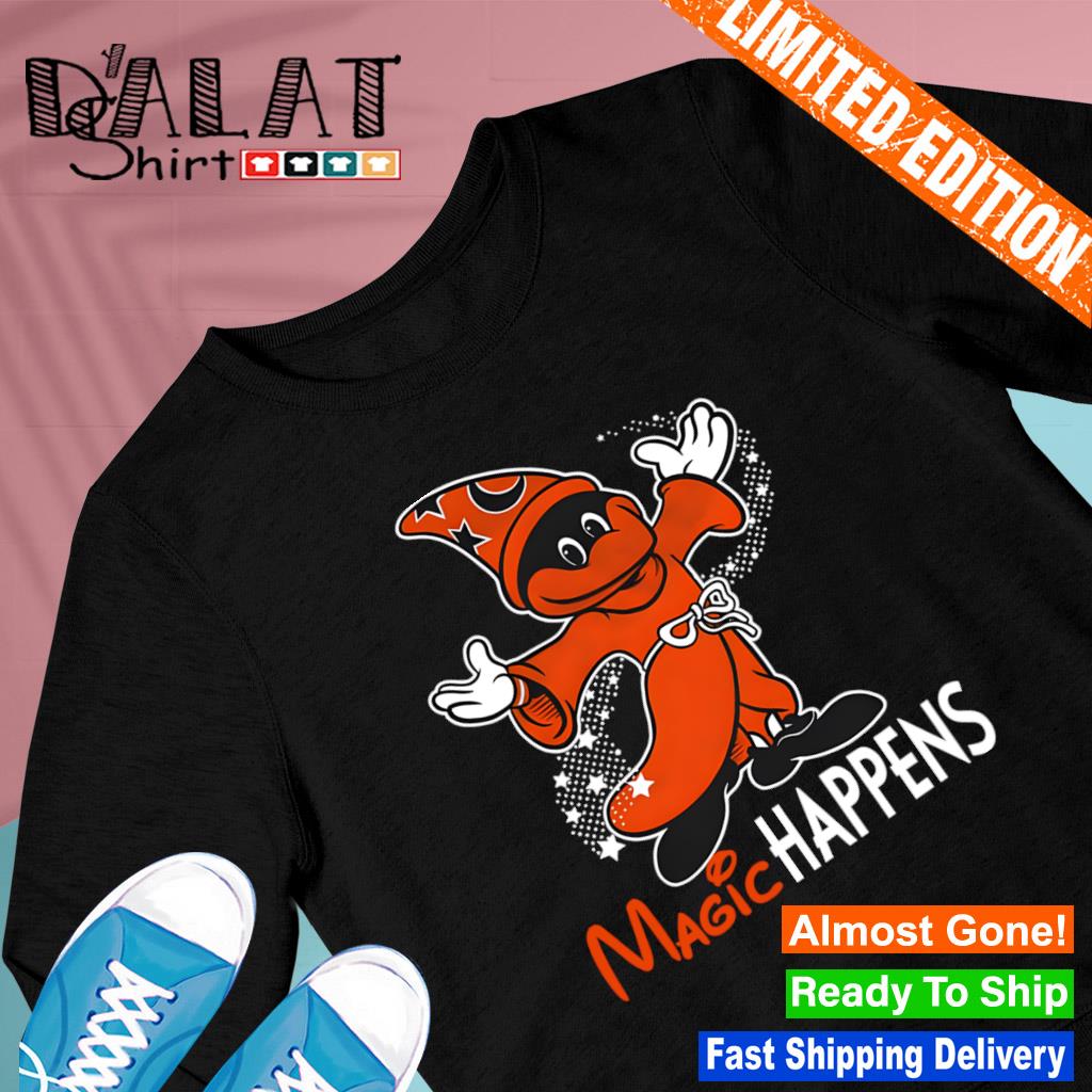 Magic Happens Baltimore Orioles mascot shirt - Dalatshirt